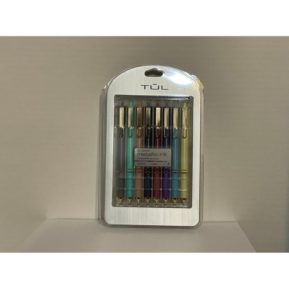 TUL Limited Edition Metallic Brights Retractable Gel Pens Medium Point 0.8 mm Me - Picture 4 of 12
